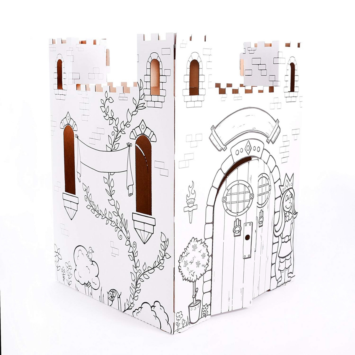 EASY PLAYHOUSE FAIRY TALE CASTLE CARDBOARD PLAYHOUSE 