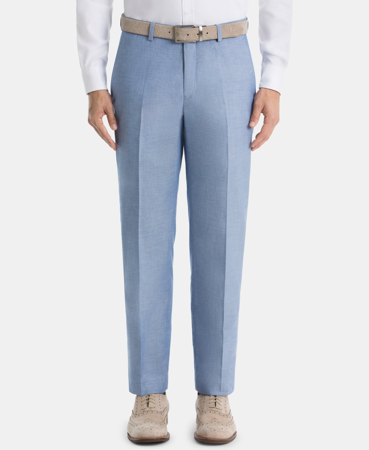 Lauren Ralph Lauren Men's Ultraflex Classic-fit Chambray Pants In Light Blue