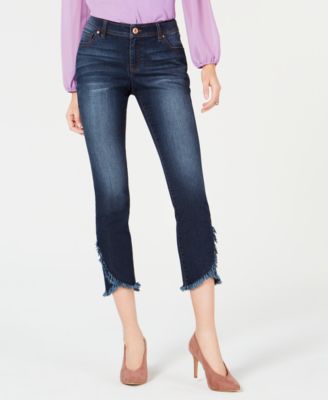 Tulip-Hem Skinny Ankle Jeans, Created 