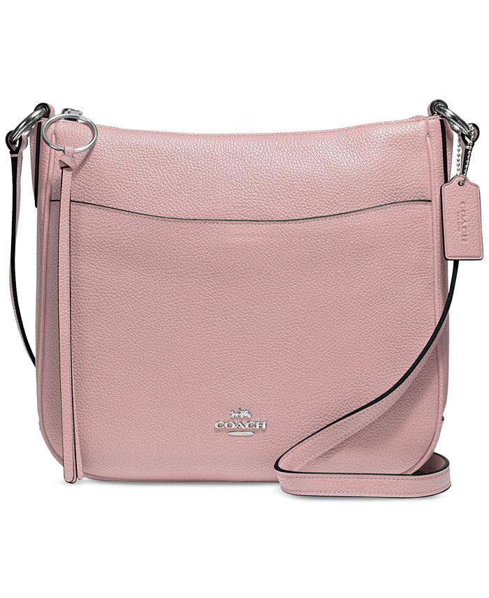 COACH Chaise Crossbody in Polished Pebble Leather Macy's