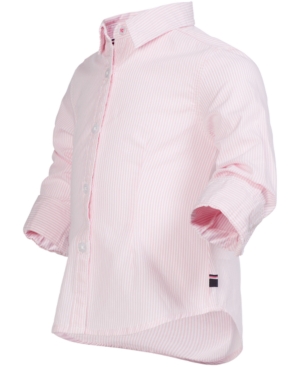 Tommy Hilfiger Toddler Girls Striped Cotton Shirt