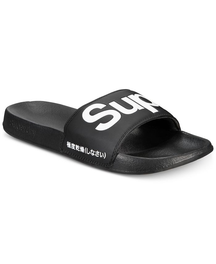 Superdry Men's Pool Slide Sandals & Reviews - All Men's Shoes - Men ...
