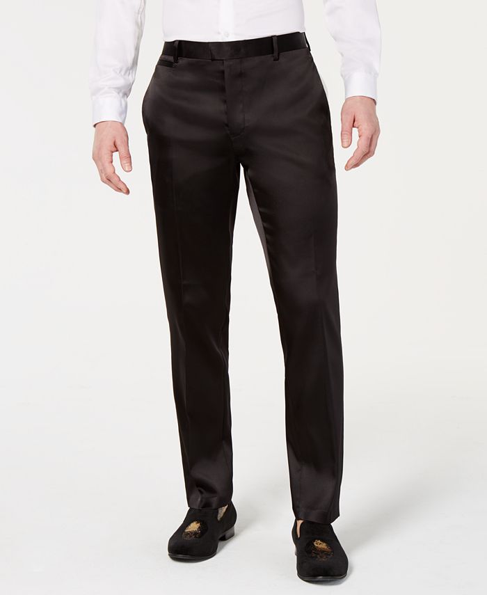 INC International Concepts INC Men's Big & Tall Tuxedo Pants, Created ...