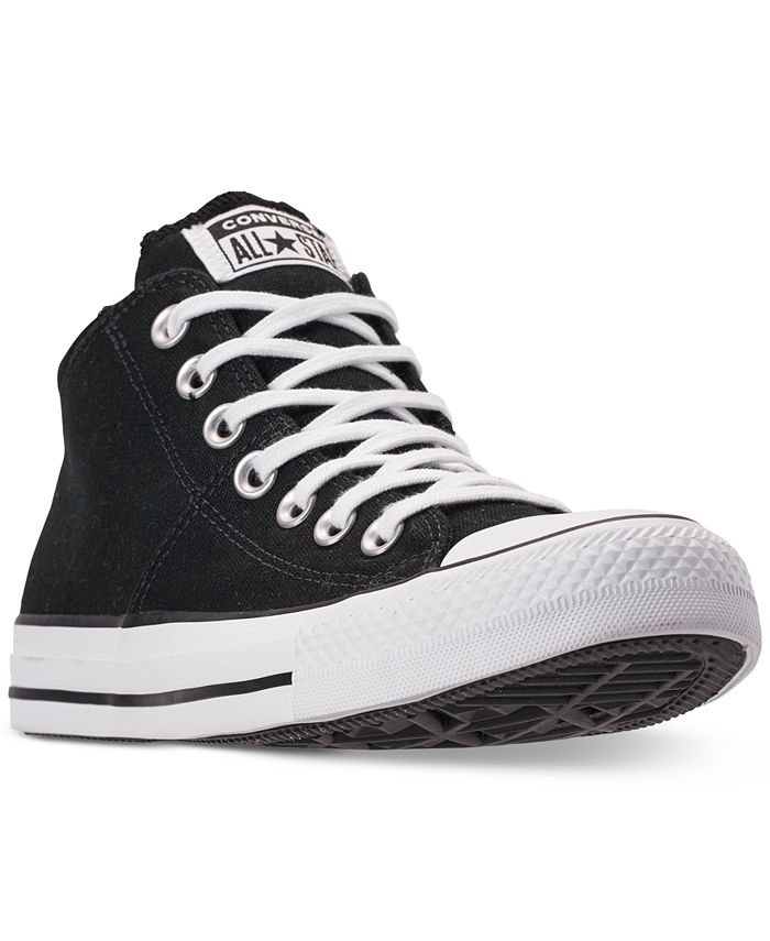 Black Converse Womens Chuck Taylor All Star Madison Mid Top Sneaker, Womens