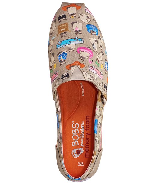 Skechers Women's Bobs Plush - Grumpy Vacay Bobs for Dogs and Cats ...