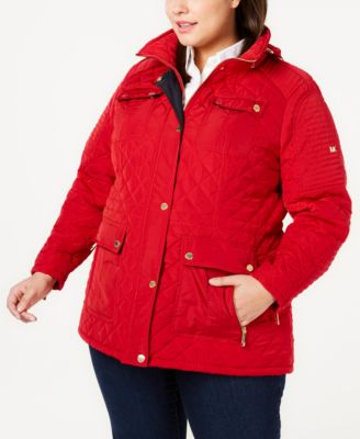 michael kors quilted jacket plus size