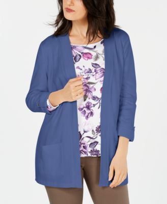 Karen Scott - Cotton Cozy Cardigan