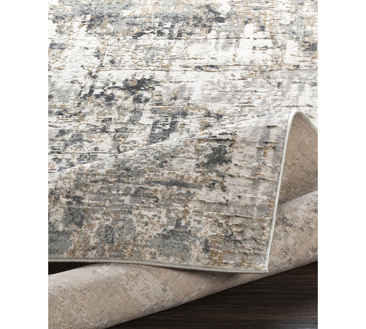 Livabliss Quatro Qua-2300Area Rug - Medium Gray