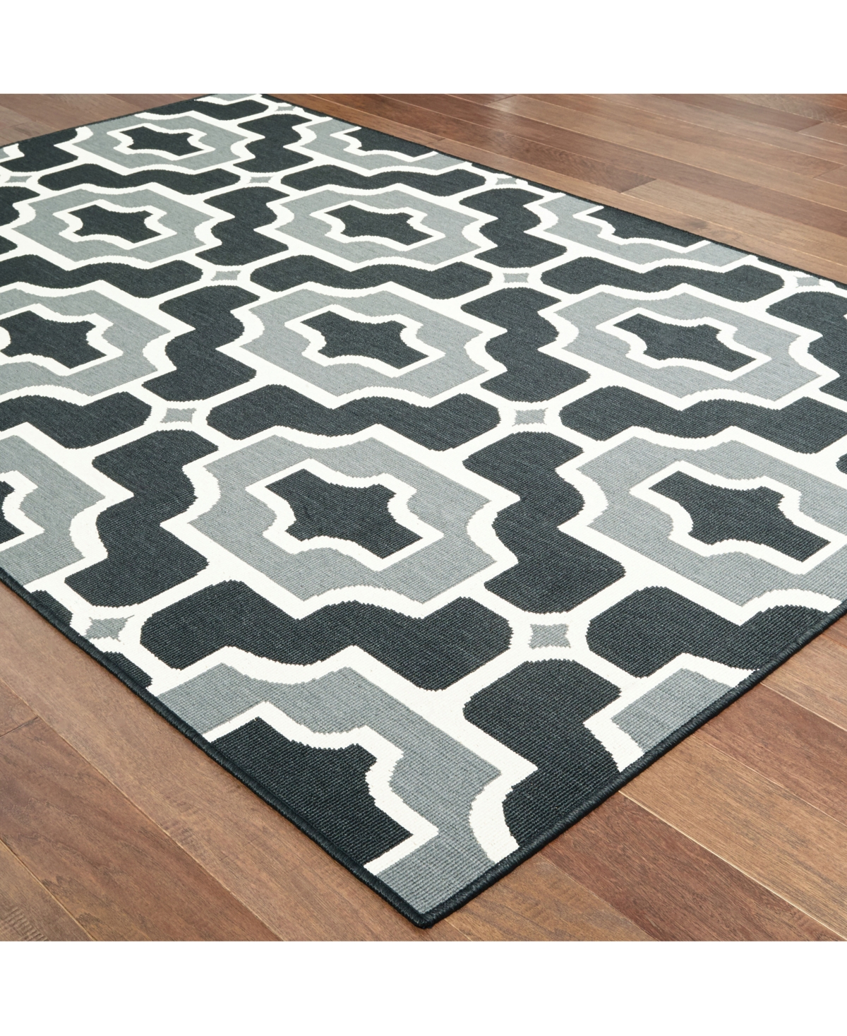 Oriental Weavers Marina 1491ZGray Indoor/Outdoor Area Rug -Grey