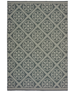 Oriental Weavers Marina 3969L Gray/Ivory 5'3in x 7'6in Indoor/Outdoor Area Rug