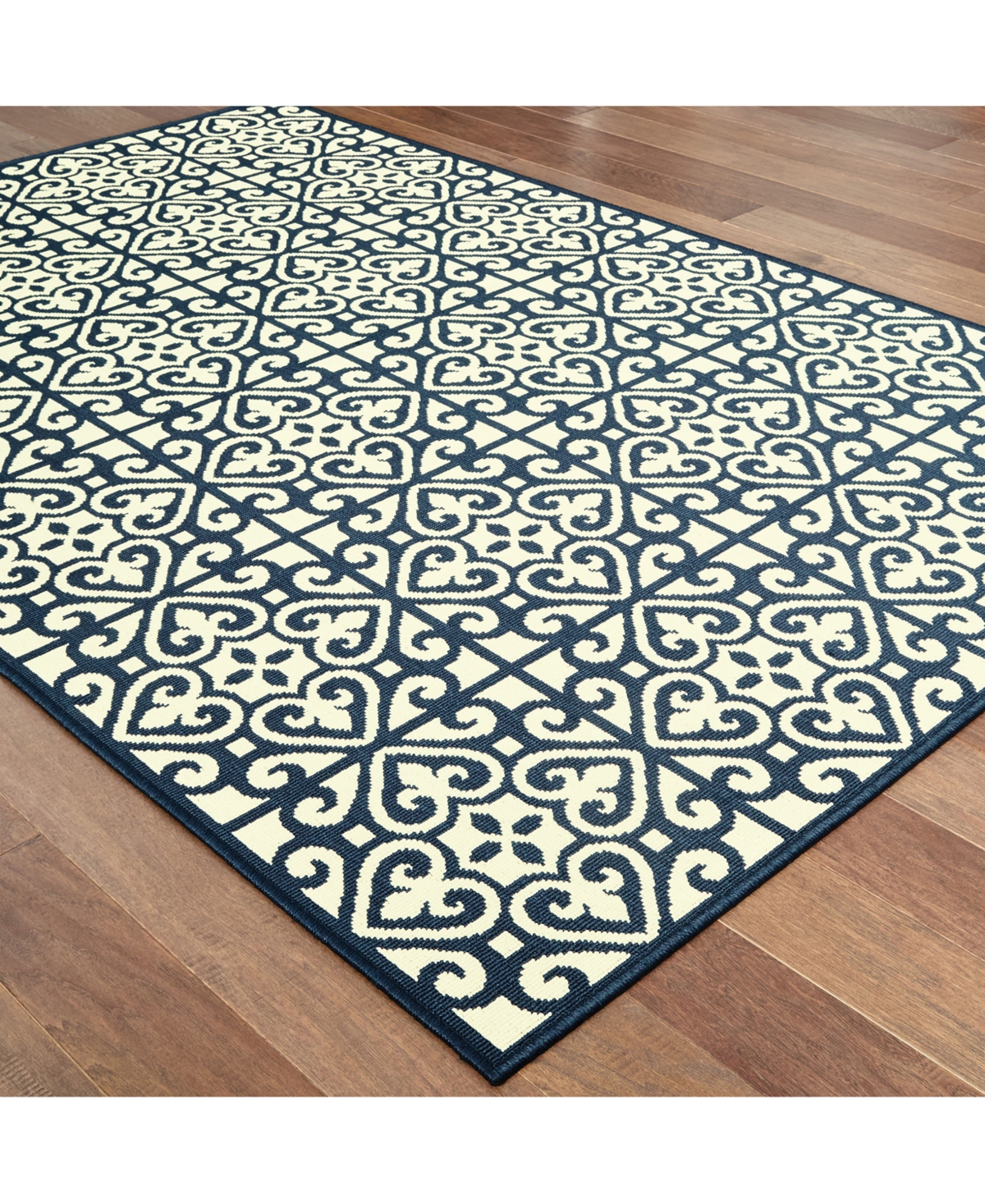 Oriental Weavers Marina 5927BNavy Indoor/Outdoor Area Rug -Navy