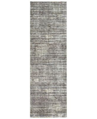 Livabliss - Presidential PDT-2309 Medium Gray 3'3" x 10' Runner Area Rug