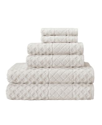 Glossy 6-Pc. Turkish Cotton Towel Set