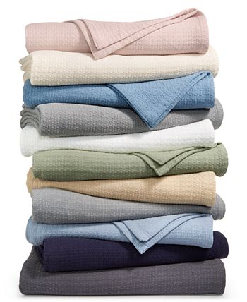 Lauren Ralph Lauren Classic 100% Cotton Blanket, King & Reviews - Blankets  & Throws - Bed & Bath - Macy's