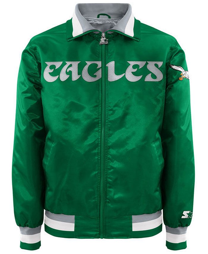 Starter Mens Philadelphia Eagles Track Jacket Sweatshirt