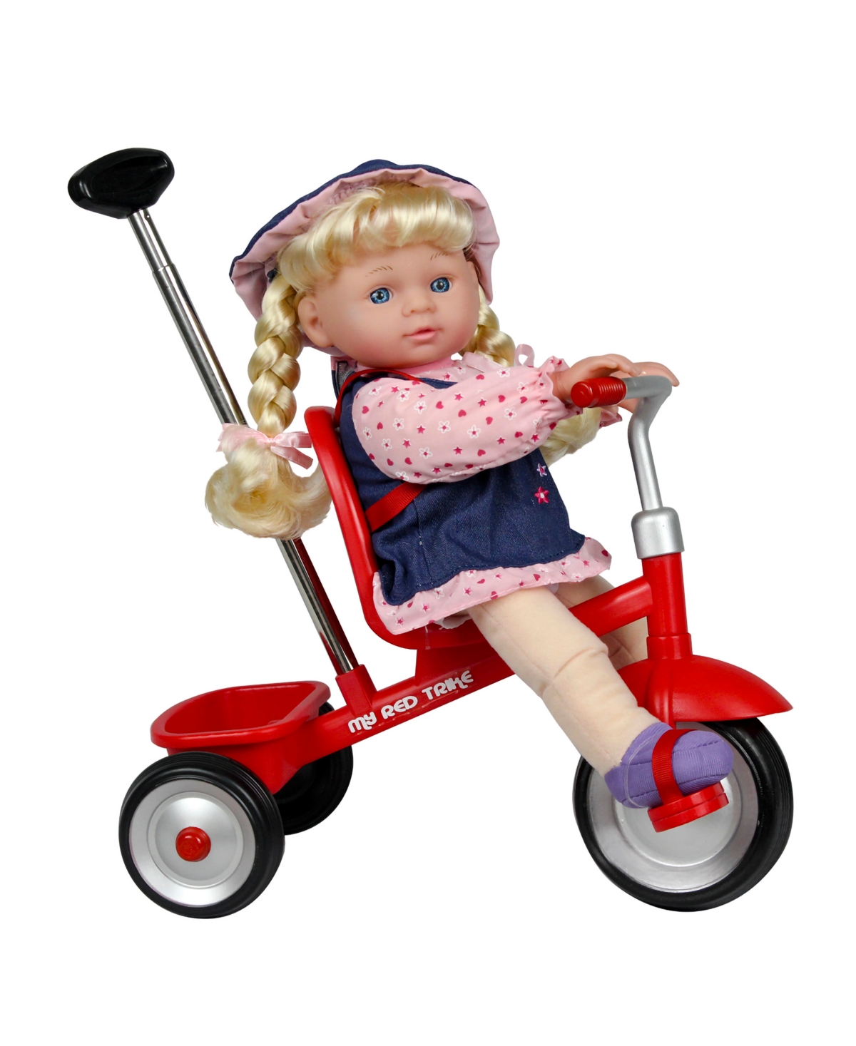 Kid Concepts 12" Baby Doll With Trike In Multi