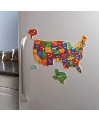 Learning Resources Learning Essentials - Magnetic U.S. Map Puzzle- 44 Pieces