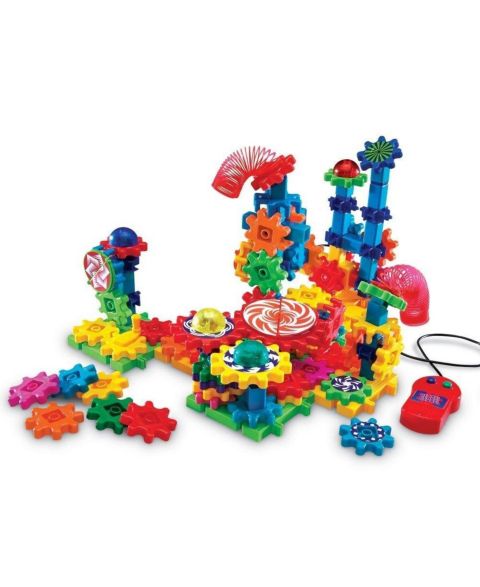 Детский конструктор Areyougame Gears Gears Gears Lights & Action Battery-Operated 121-Piece Building Set, Ages 5+