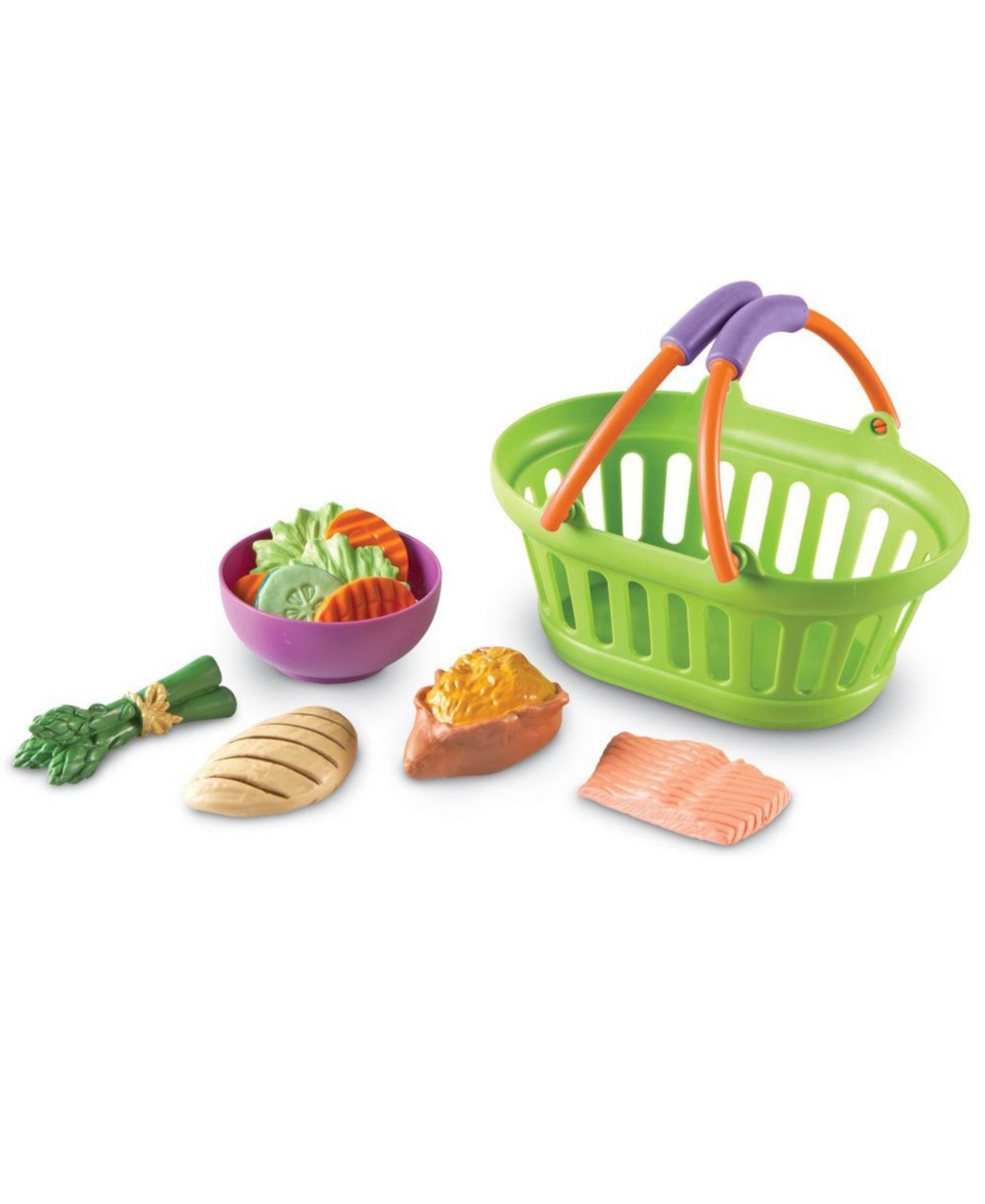 Детский игровой набор Areyougame New Sprouts Healthy Dinner Soft-Edge 14-Piece Playset, Ages 2+ — фото 8