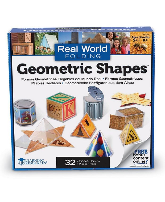 Learning Resources Real World Folding Geometric Shapes - Macy's