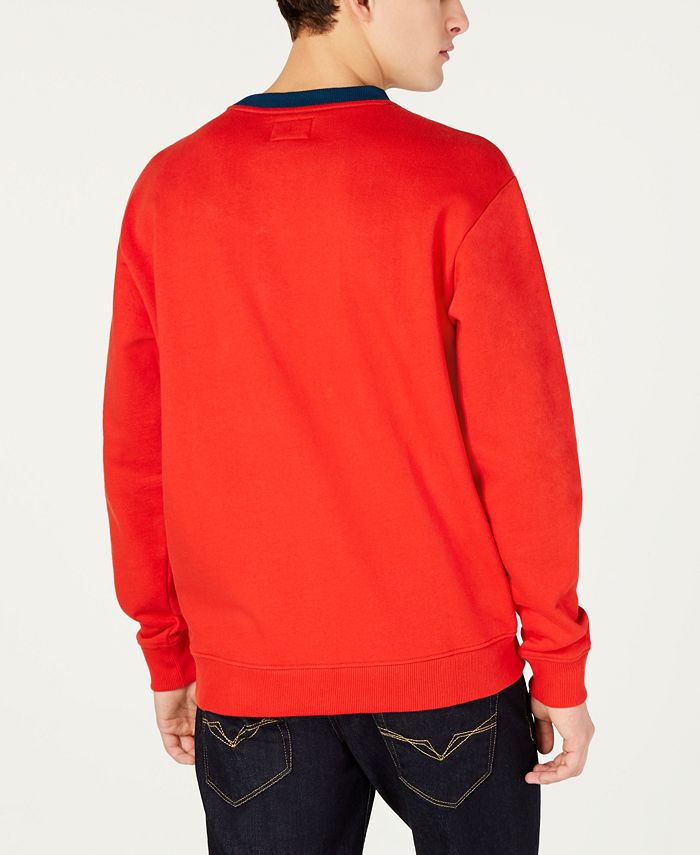 GUESS J Balvin X Men's Colorblocked Logo Sweatshirt - Macy's