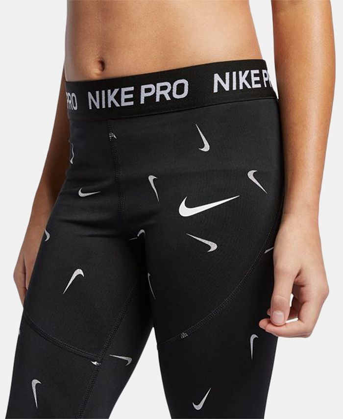 Nike Big Girls Pro Printed Capris - Macy's