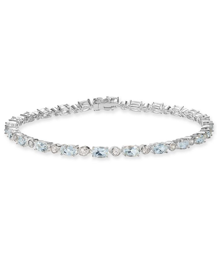 Aquamarine discount bracelet macys