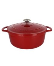 Chasseur 2.5-quart Red French Enameled Cast Iron Saucepan With Lid and –  frenchhome