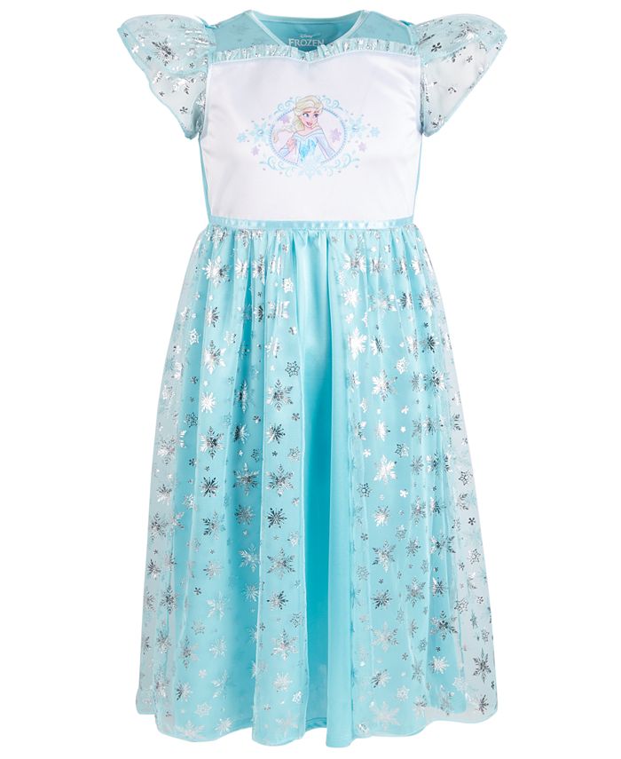 Frozen Little & Big Girls Elsa Nightgown - Macy's