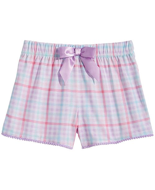 Max & Olivia Big Girls Printed Pajama Shorts, Created for Macy's