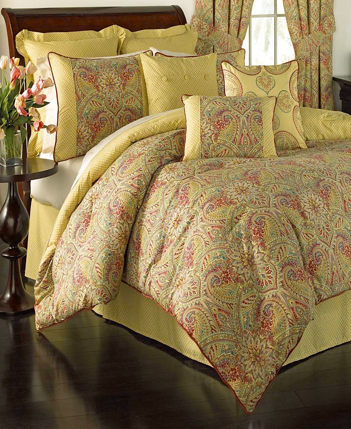 Waverly Swept Away 4 Piece Queen Comforter Set Macy's