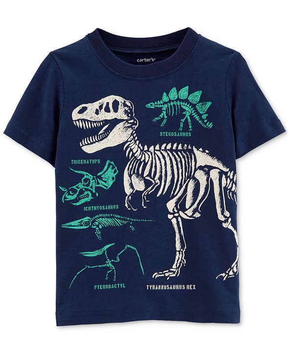Carter's Toddler Boys Dino Skeleton Graphic Cotton T-Shirt & Reviews ...