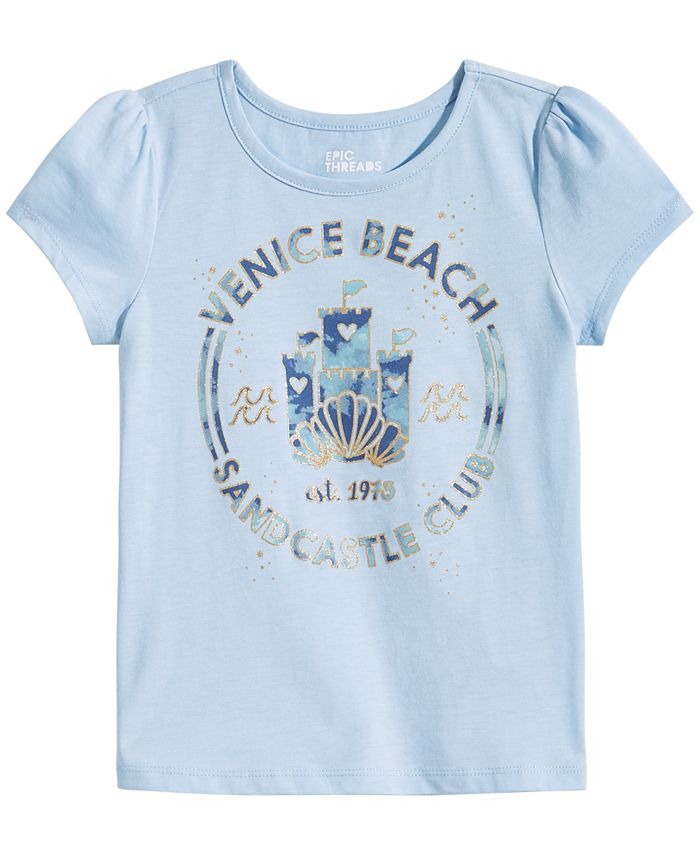 Epic Threads Toddler Girls Venice Beach Graphic T-Shirt, Created for ...