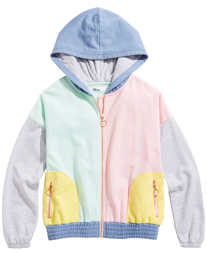 Epic Threads Big Girls Colorblocked Hoodie, Created for Macy's - Macy's