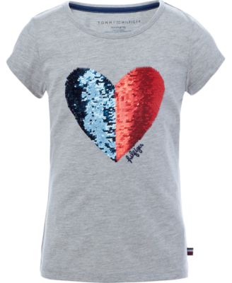 Tommy Hilfiger - Big Girls Reversible Sequin T-Shirt