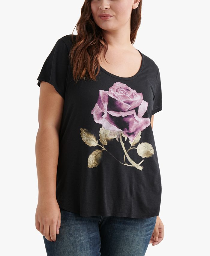 Lucky brand plus shop size tops macys