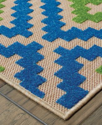 Oriental Weavers Cayman 2063Z 3'10" x 5'5" Indoor/Outdoor Area Rug