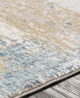 Solar SOR-2301 Sky Blue 5&#39; x 7&#39;6&amp;quot; Area Rug