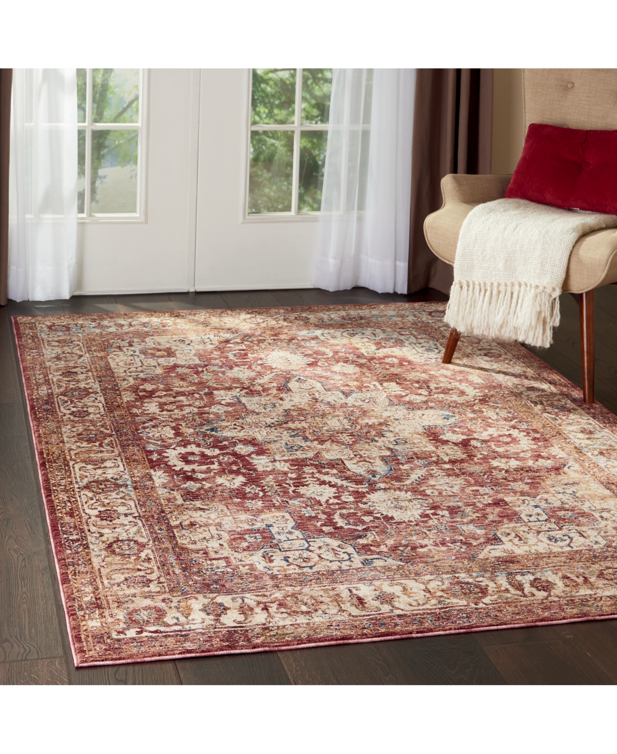 Km Home Taza Heriz Area Rug
