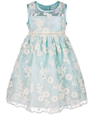 blueberi boulevard embroidered dress