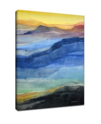 'Colorful Mountains' Canvas Wall Art, 30x20"