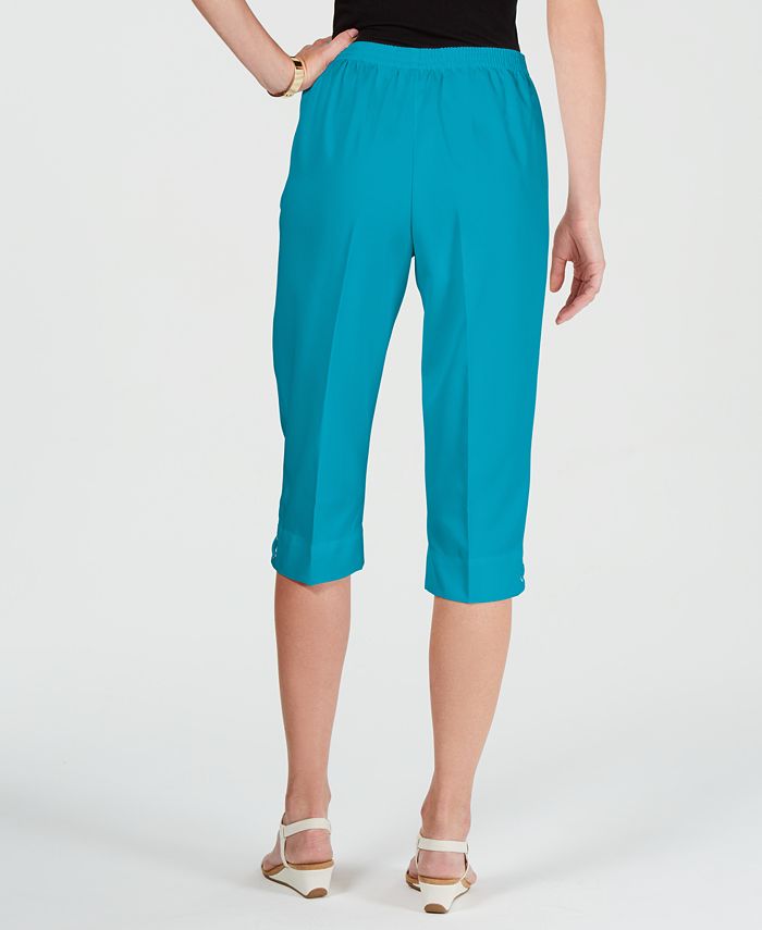 Alfred Dunner Butterfly Effect Pull-On Capri Pants & Reviews - Pants ...