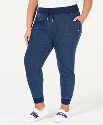 plus size jean jogger pants