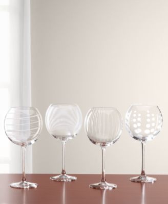 Cheers Balloon Goblets, Set of 4