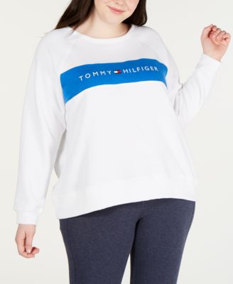 tommy hilfiger logo sleeve sweatshirt