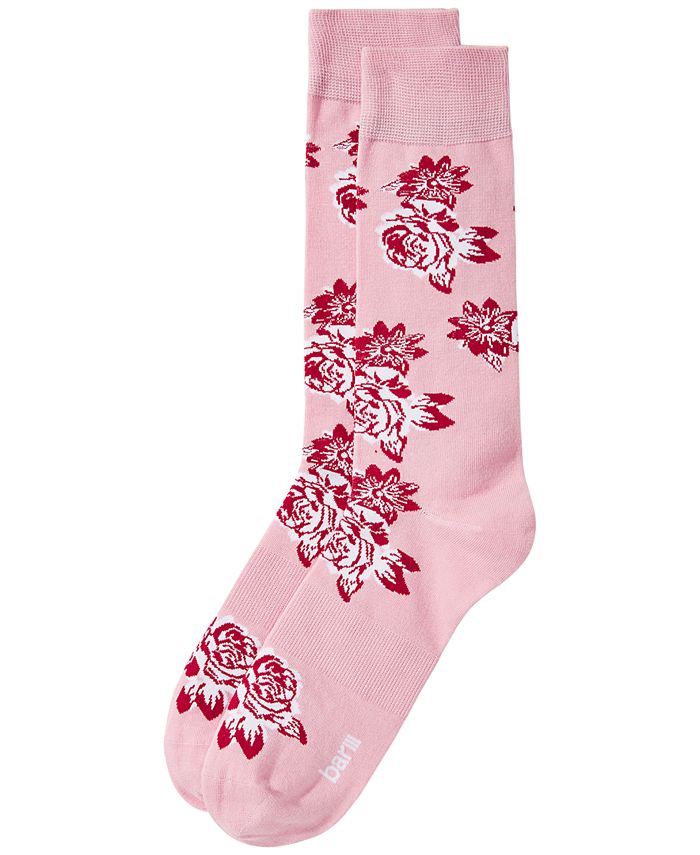 Bar III Men's Vintage Block Floral Socks, Created for Macy's - Macy's