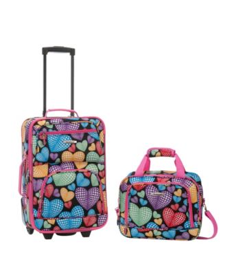 Photo 1 of ***SMALL BAG MISSING*** Rockland Pattern Softside Luggage Set