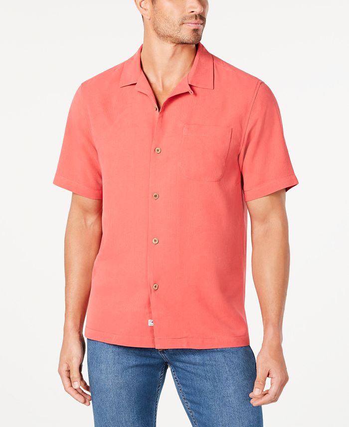 Tommy Bahama Men's Weekend Tropics Silk Shirt, Created for Macy's - Macy's