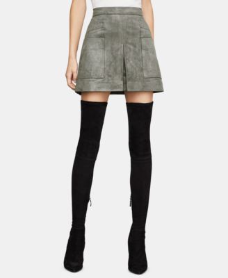 macy's suede skirt