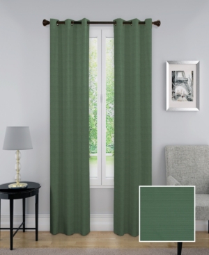 Eclipse Nikki Thermaback Blackout Panel, 40" X 95" In Emerald